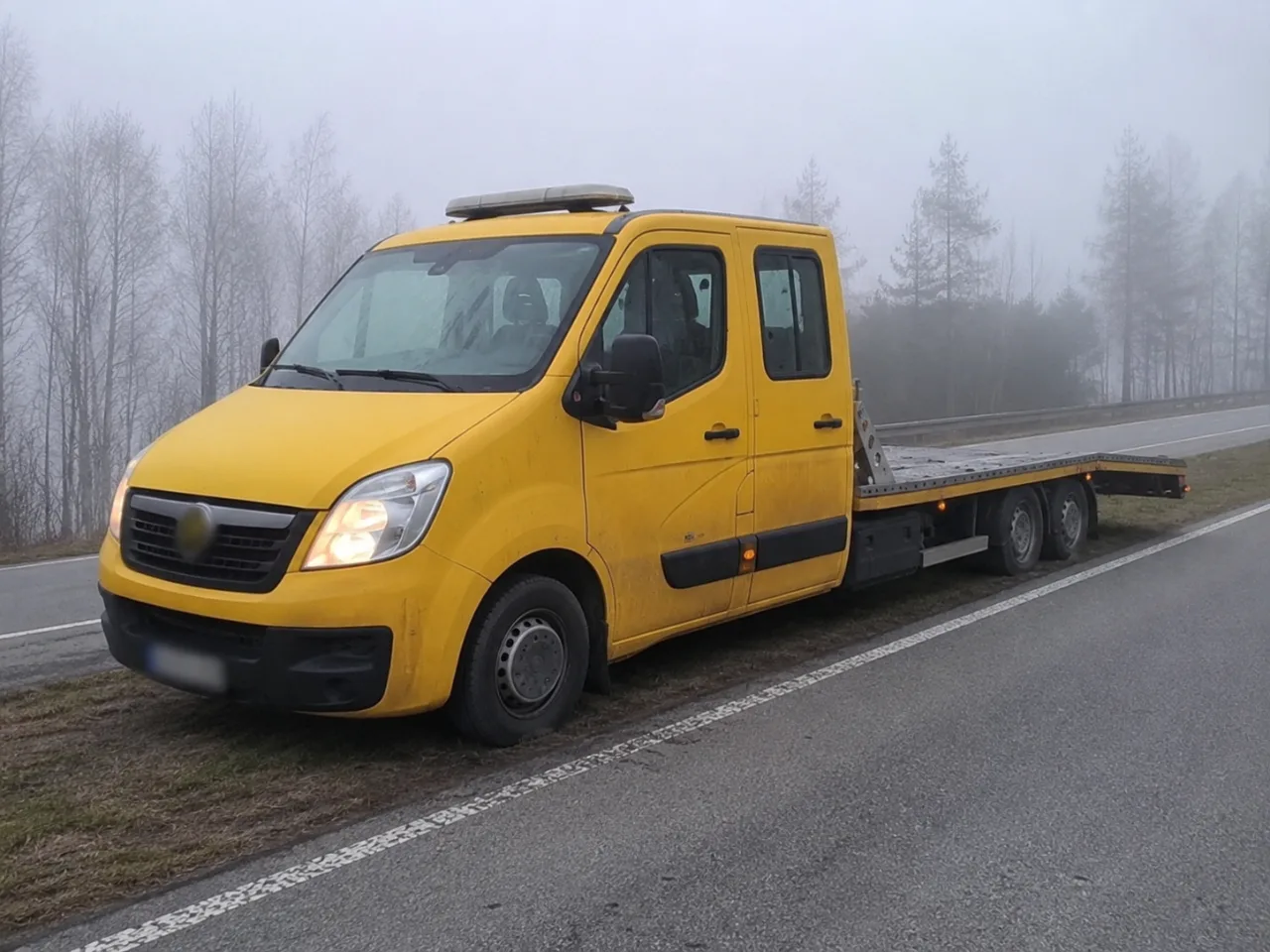 Laweta HANIK-HOL gotowa do wyjazdu – pomoc drogowa Zamość 24h