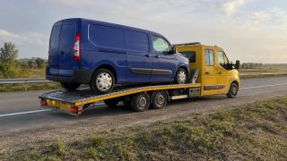 Bus zabrany z drogi krajowej – pomoc drogowa Zamość